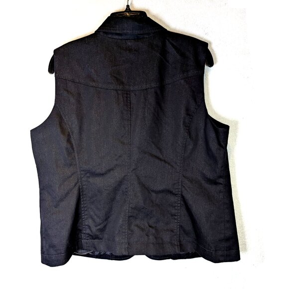Northern Reflections Tailored black vest Size Large - Picture 2 of 4